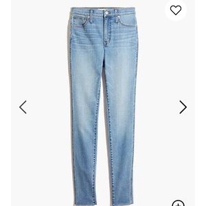 High-rise skinny jeans in High view wash